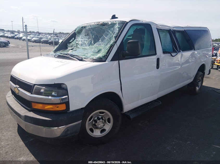 Vin: 1gazgpfg9k1279289, lot: 45927643, chevrolet express 3500 lt 20192