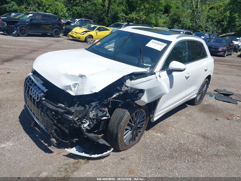 Vin: wa1aucf3xm1152194, lot: 45927655, audi q3 premium 40 tfsi quattro tiptronic 20212