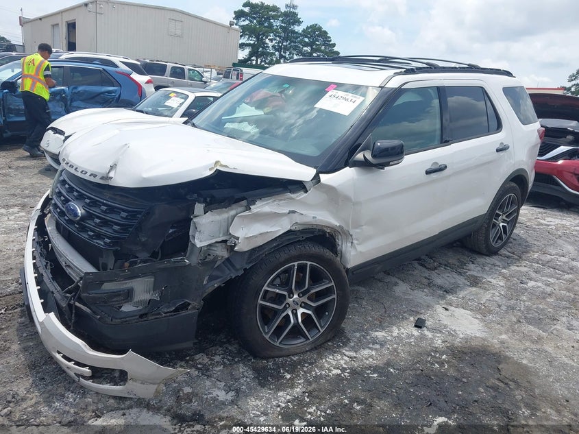 Vin: 1fm5k8gtxggc81641, lot: 45927734, ford explorer sport 20162