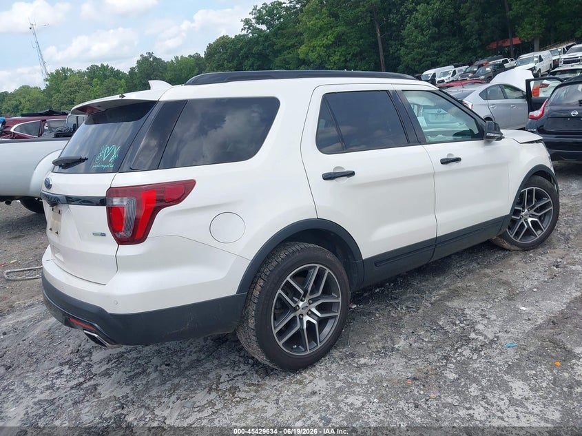Vin: 1fm5k8gtxggc81641, lot: 45927734, ford explorer sport 20164