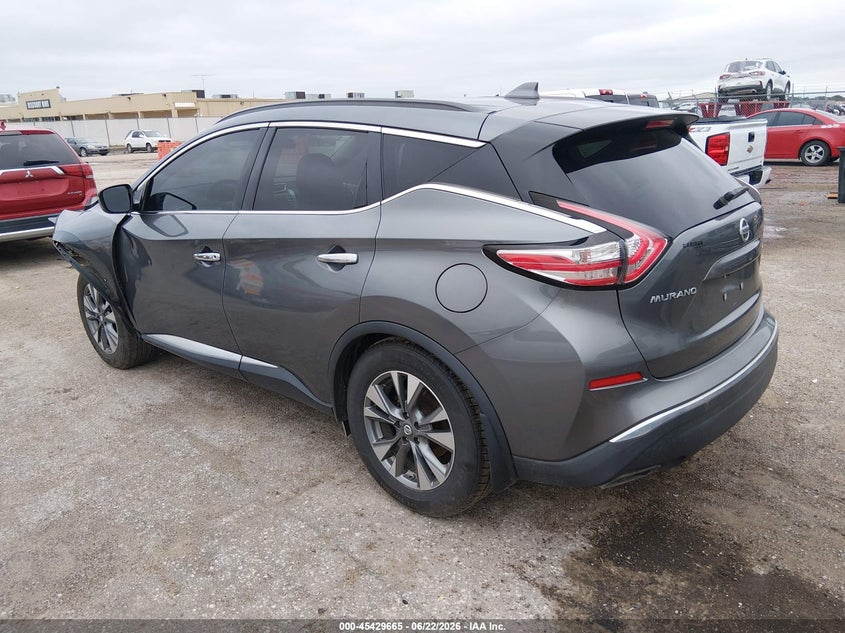 Vin: 5n1az2mh4gn164690, lot: 45927765, nissan murano sv 20163