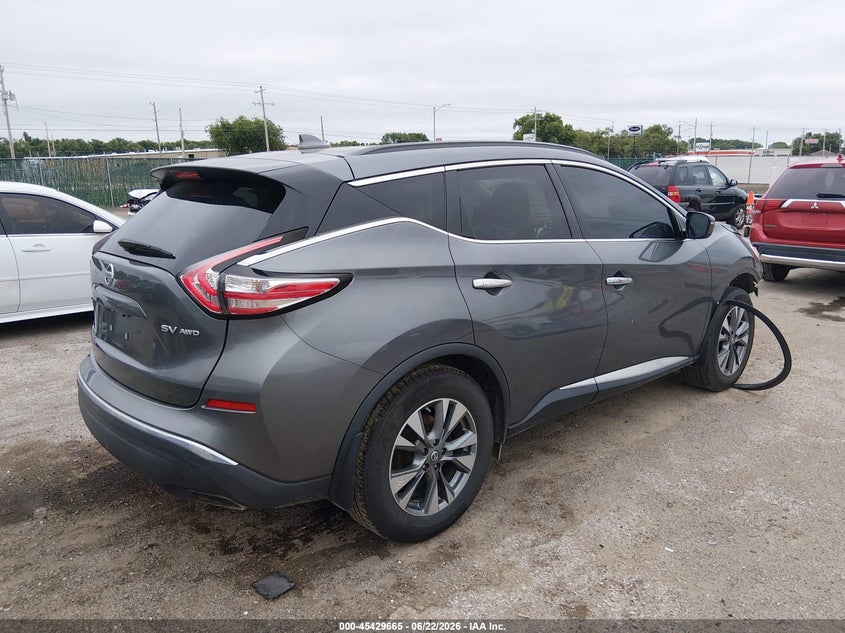 2016 NISSAN MURANO auction photo 4