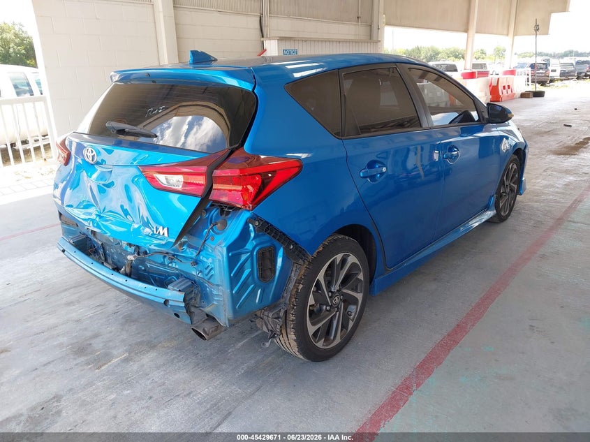 Vin: jtnkarje1hj530158, lot: 45927771, toyota corolla im 20174
