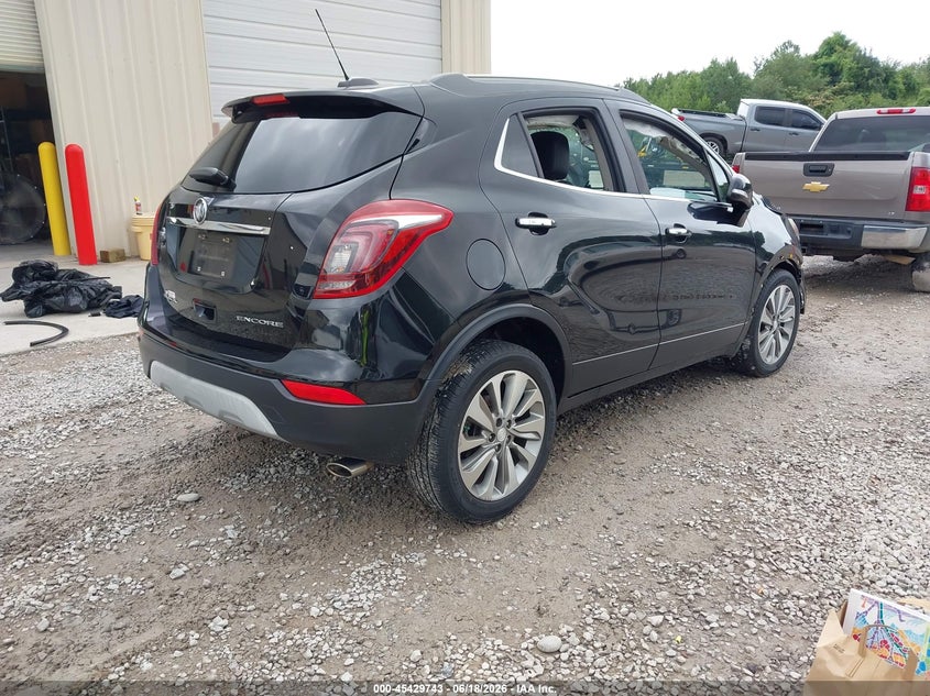 Vin: kl4cjbsb5hb017472, lot: 45927843, buick encore 20174