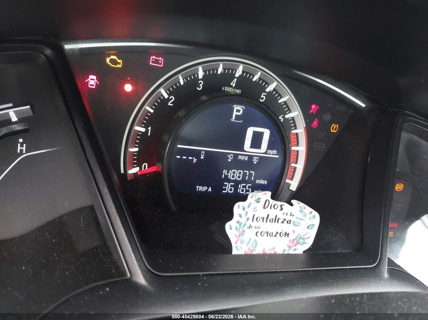2018 HONDA CIVIC auction photo 7