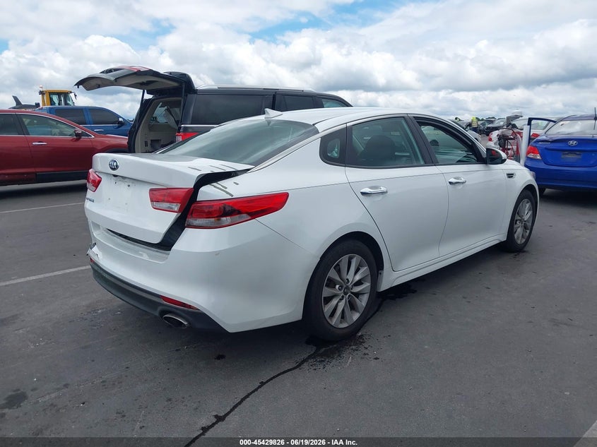 Vin: 5xxgt4l36gg074034, lot: 45927926, kia optima lx 20164