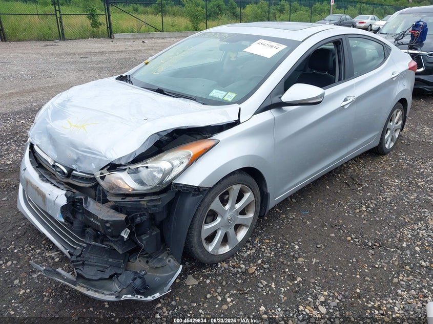 2013 Hyundai Elantra Limited 5NPDH4AE4DH253861 photo 1