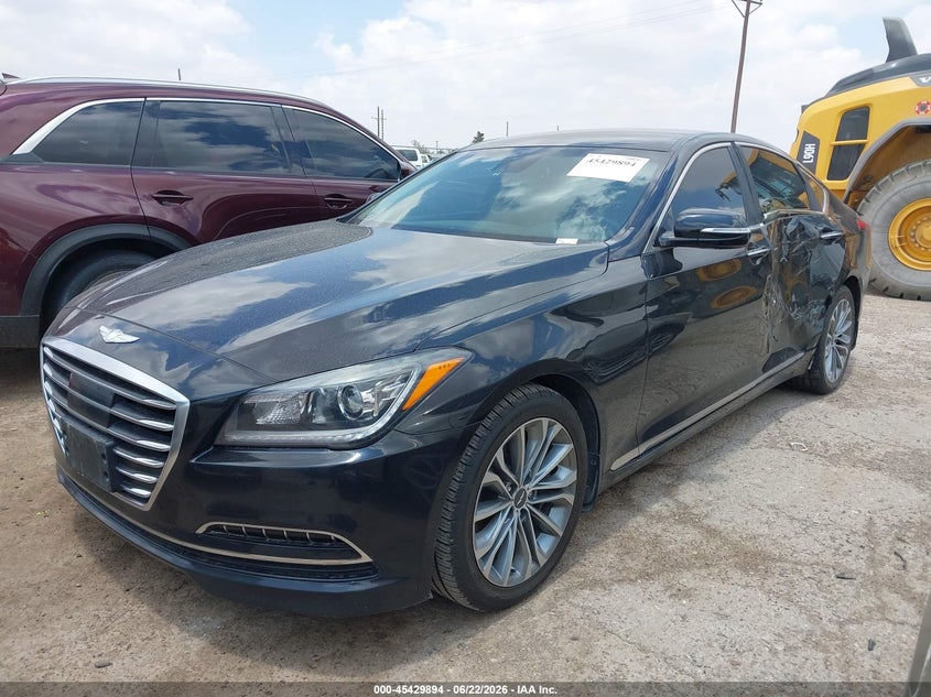 Vin: kmhgn4jexhu207447, lot: 45927994, genesis g80 3.8 20172