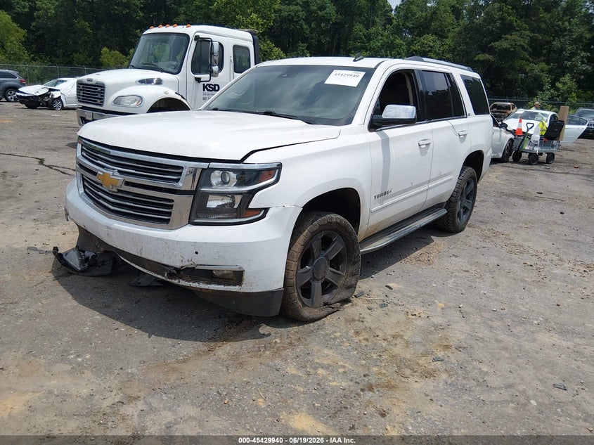 2015 Chevrolet Tahoe Ltz, Front End, IAAI, VIN 1GNSKCKC5FR133974 — photo 2