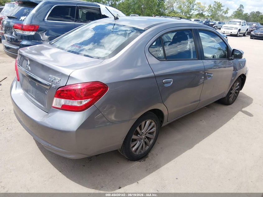 2017 MITSUBISHI MIRAGE SEDAN 1.2L I-3 DOHC, VVT, 78HP