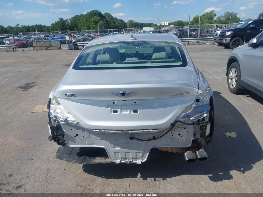 2019 Genesis G70 2.0T Advanced VIN: KMTG44LA2KU025137 Lot: 45430145