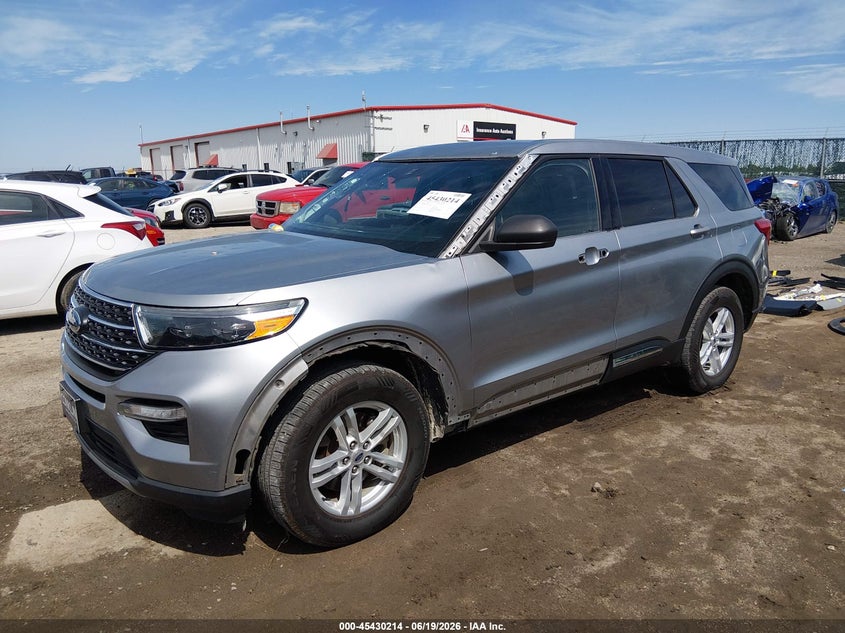 Vin: 1fmsk8dh4ngb39110, lot: 45928314, ford explorer xlt 20222