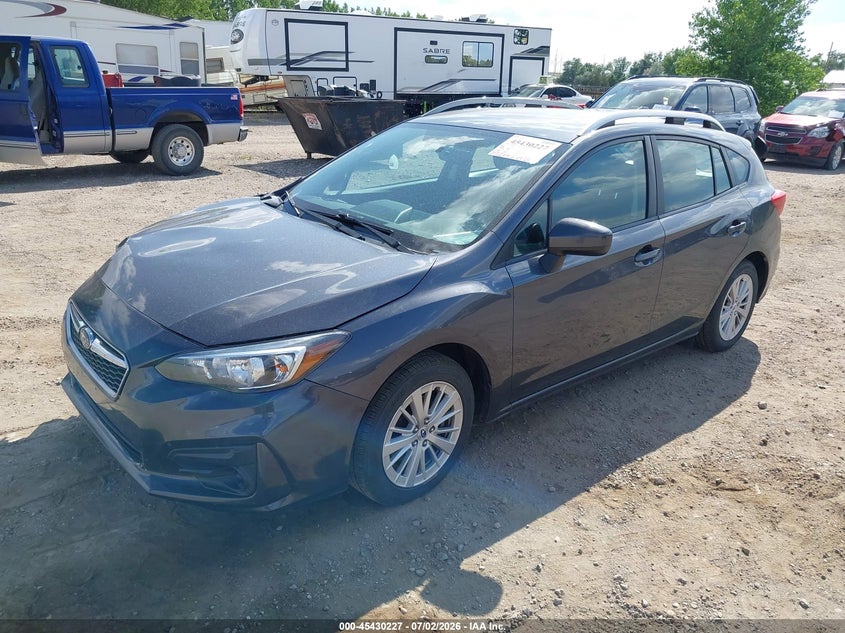 Vin: 4s3gtab61j3717682, lot: 45928327, subaru impreza 2.0i premium 20182