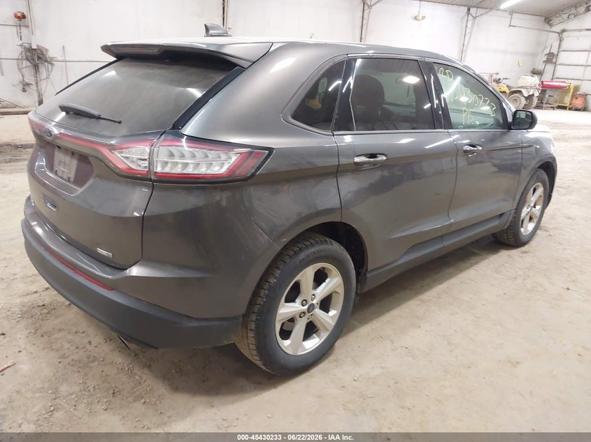 Vin: 2fmtk4g94fbc15967, lot: 45928333, ford edge se 20154