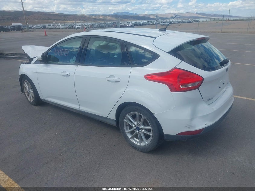 Vin: 1fadp3k26gl263993, lot: 45928532, ford focus se 20163