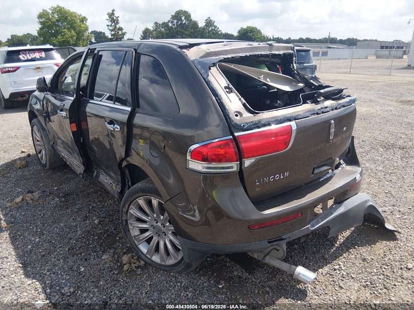Vin: 2lmdj6jk6bbj13812, lot: 45928604, lincoln mkx 20113