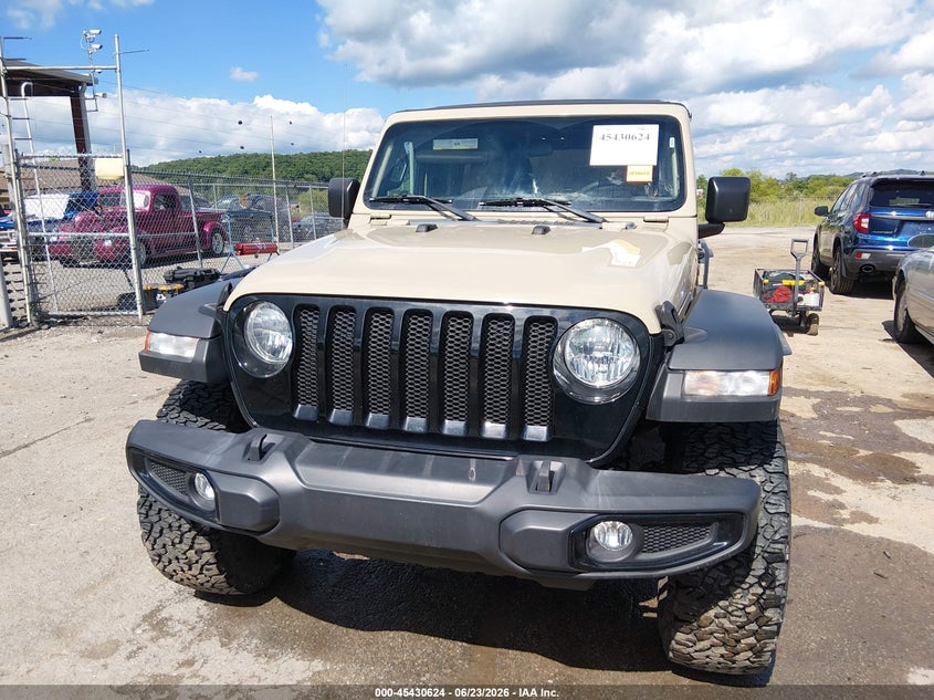 2022 Jeep Wrangler Unlimited Willys Sport 4X4 VIN: 1C4HJXDN3NW237603 Lot: 45430624