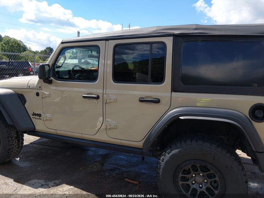2022 Jeep Wrangler Unlimited Willys Sport 4X4 VIN: 1C4HJXDN3NW237603 Lot: 45430624