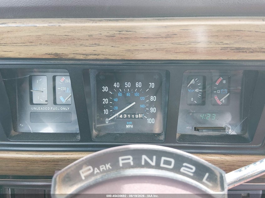 1989 Jeep Grand Wagoneer VIN: 1J4GS5875KP100302 Lot: 45430692