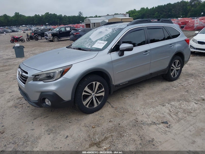 Vin: 4s4bsanc7j3308578, lot: 45928801, subaru outback 2.5i limited 20182