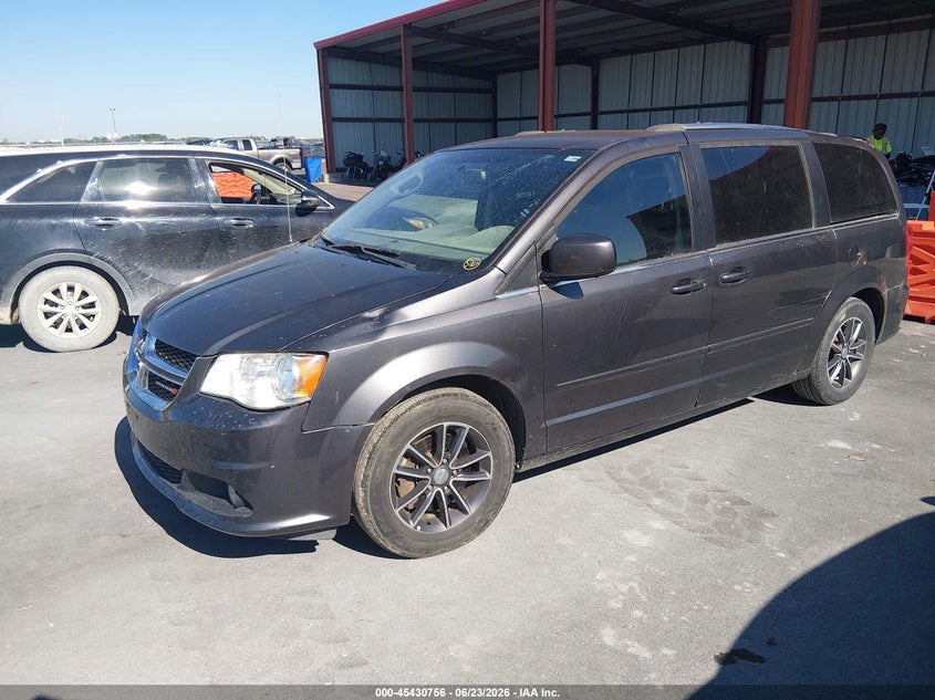 Vin: 2c4rdgcg8hr749580, lot: 45928856, dodge grand caravan sxt 20172