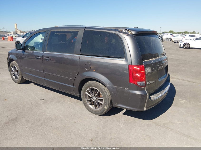 Vin: 2c4rdgcg8hr749580, lot: 45928856, dodge grand caravan sxt 20173