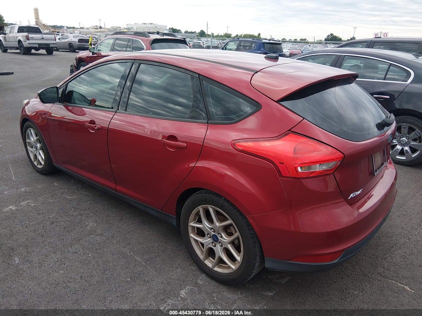 Vin: 1fadp3k29fl354514, lot: 45928879, ford focus se 20153