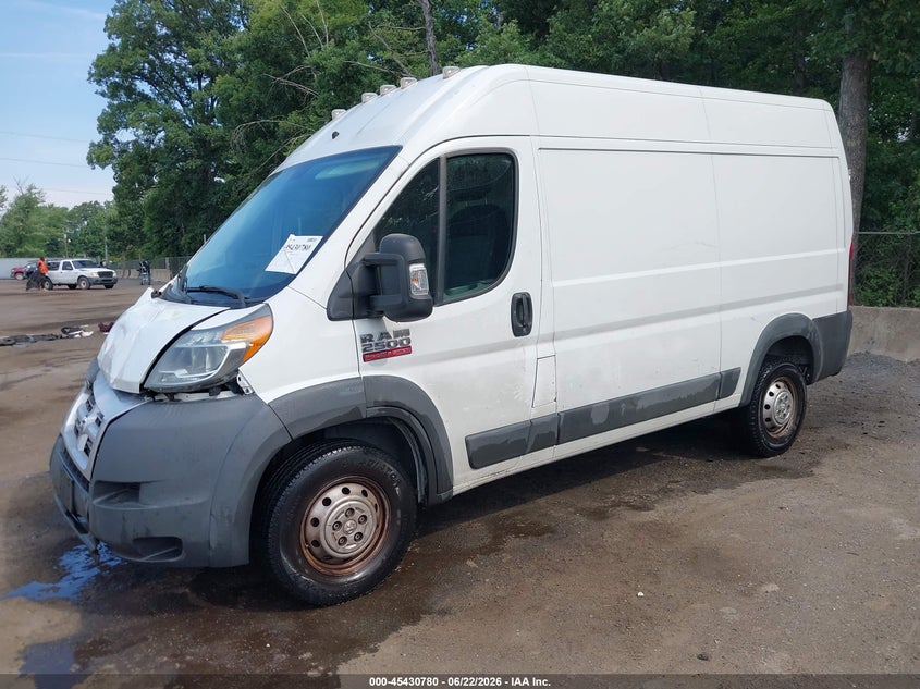 Vin: 3c6trvcg6ee101249, lot: 45928880, ram promaster 2500 high roof 20142