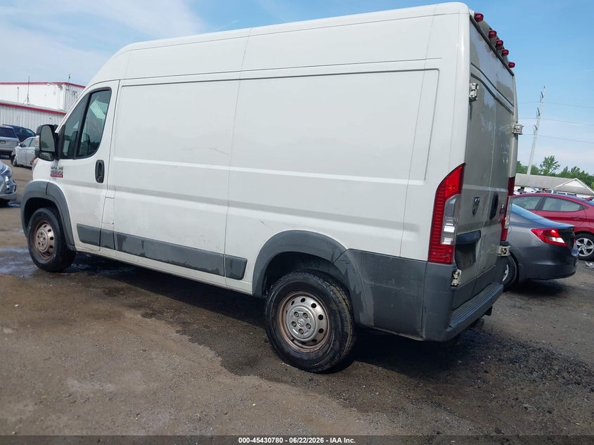 Vin: 3c6trvcg6ee101249, lot: 45928880, ram promaster 2500 high roof 20143
