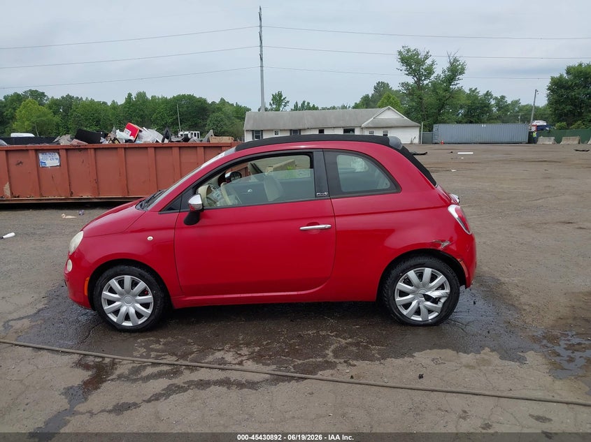 2012 Fiat 500C Pop VIN: 3C3CFFDR2CT164305 Lot: 45430892