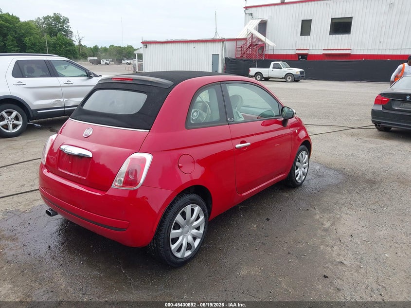 Vin: 3c3cffdr2ct164305, lot: 45928992, fiat 500c pop 20124