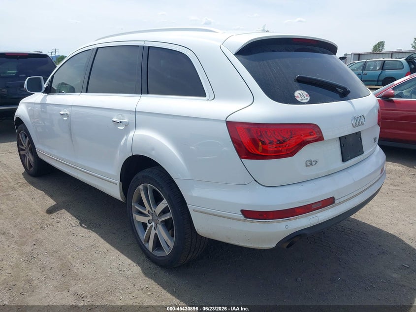 Vin: wa1vmafe6cd003169, lot: 45928996, audi q7 3.0 tdi premium 20123