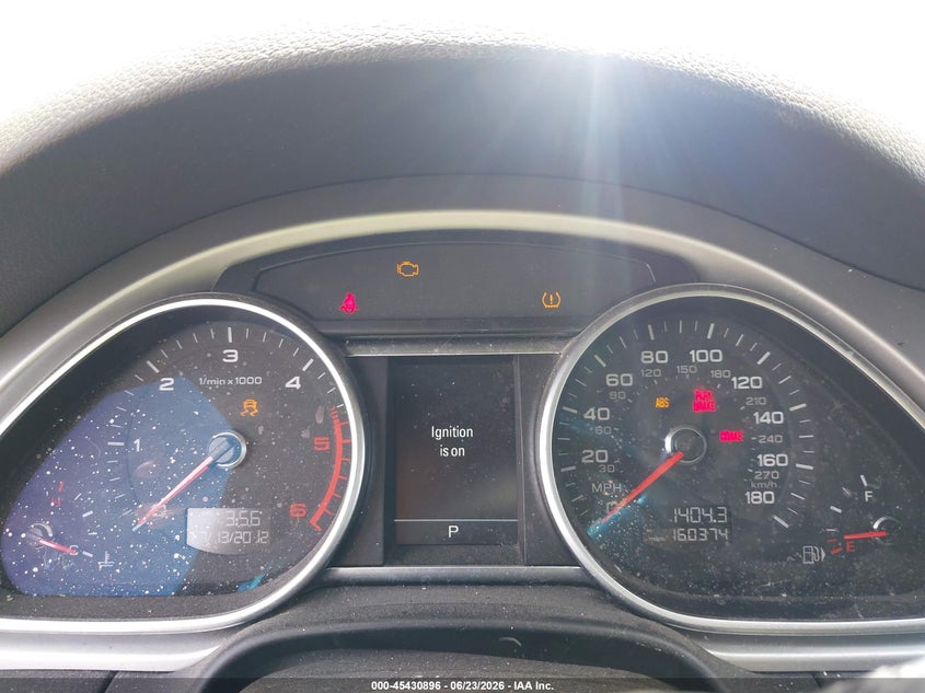 2012 AUDI Q7 auction photo 7