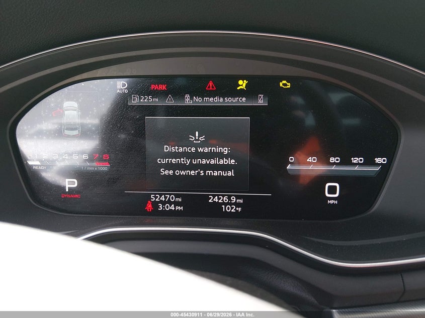 2024 Audi A4 Premium Plus 45 Tfsi S Line Quattro S Tronic VIN: WAUEAAF48RN003454 Lot: 45430911