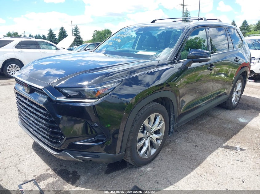 Vin: 5tdacab56rs013842, lot: 45929095, toyota grand highlander hybrid limited 20242