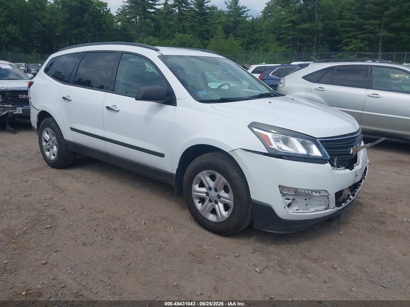 Vin: 1gnkvfed6gj186597, lot: 45929143, chevrolet traverse ls 20161