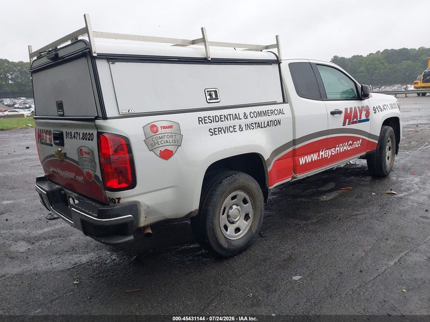 Vin: 1gchsbea9j1227693, lot: 45929244, chevrolet colorado 2wd work truck 20184