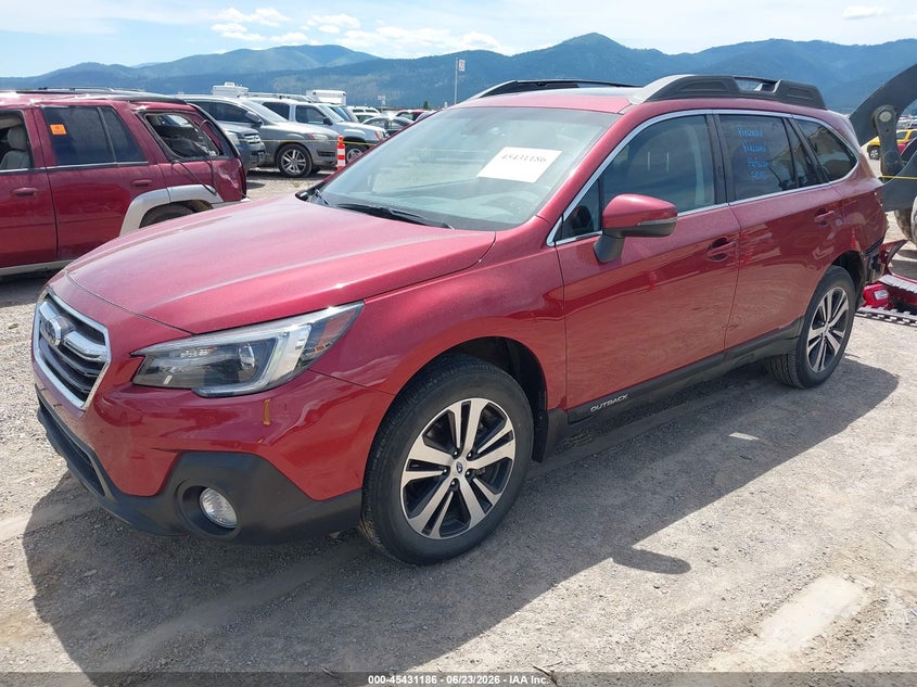 Vin: 4s4bsanc0j3293356, lot: 45929286, subaru outback 2.5i limited 20182