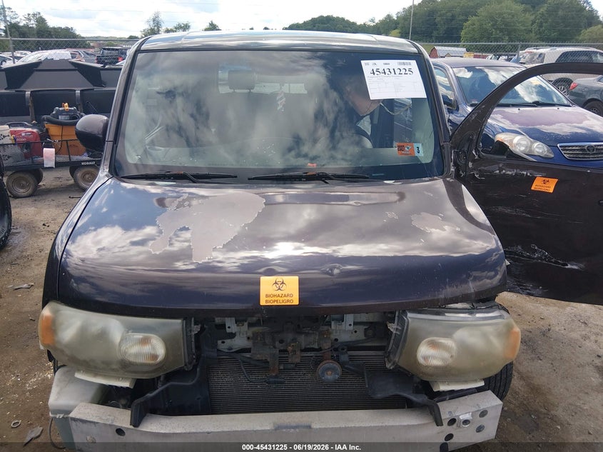 2010 Nissan Cube 1.8Sl VIN: JN8AZ2KR1AT171460 Lot: 45431225