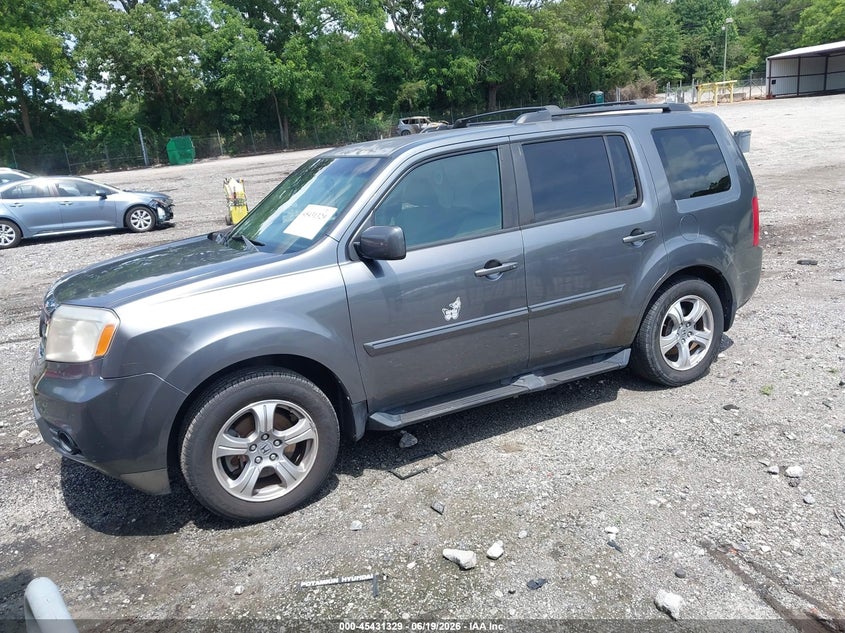 2013 Honda Pilot, Right Side, IAAI, VIN 5FNYF3H44DB004201 — photo 2