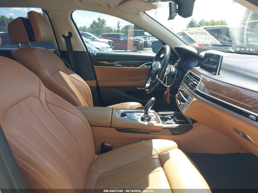 BMW 740I 2017 VIN WBA7E2C55HG740470