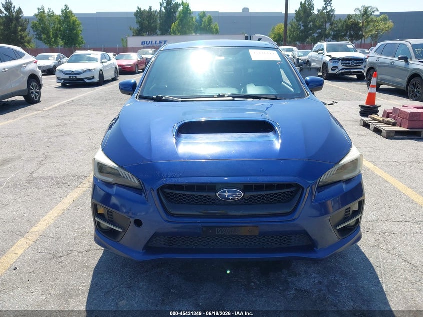 SUBARU WRX 2015 VIN JF1VA1A68F9809848