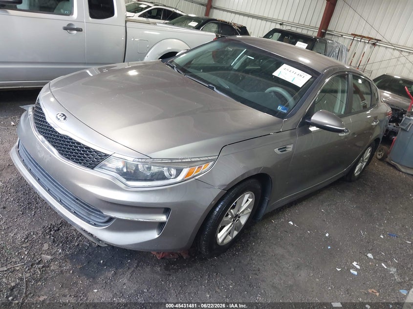 Vin: 5xxgt4l35gg023463, lot: 45929582, kia optima lx 20162