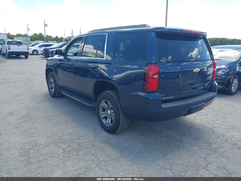 Vin: 1gnskaec6jr338602, lot: 45929640, chevrolet tahoe ls 20183