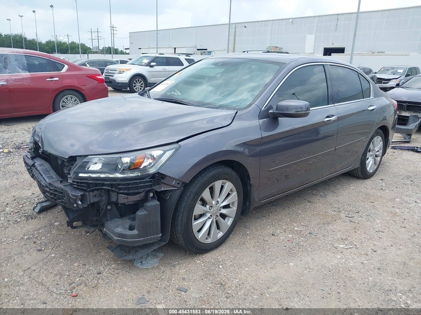 2014 Honda Accord, Front End, IAAI, VIN 1HGCR3F8XEA024908 — photo 2