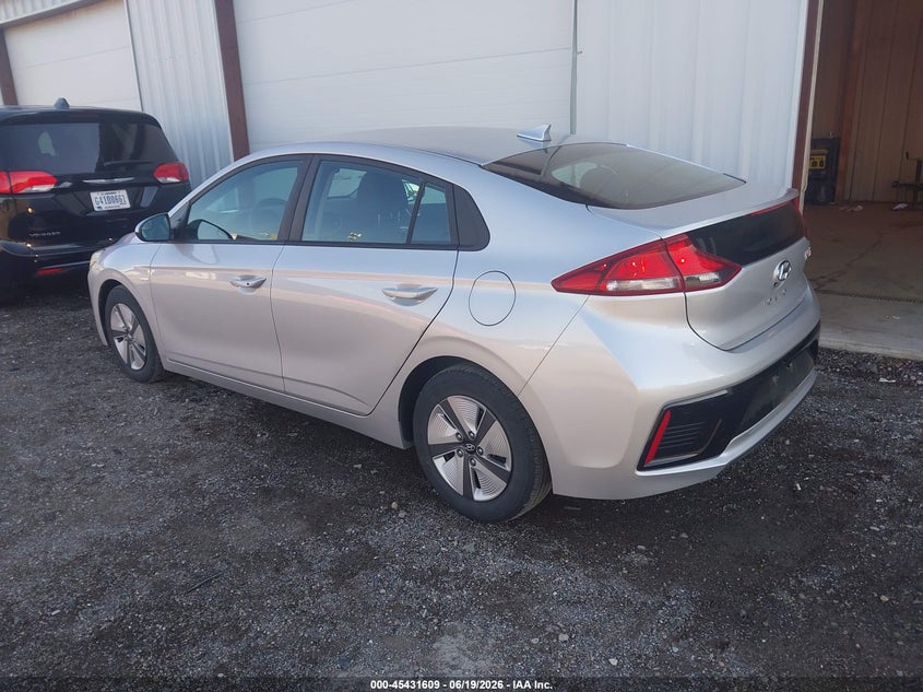 Vin: kmhc65lc6ku106877, lot: 45929709, hyundai ioniq hybrid blue 20193