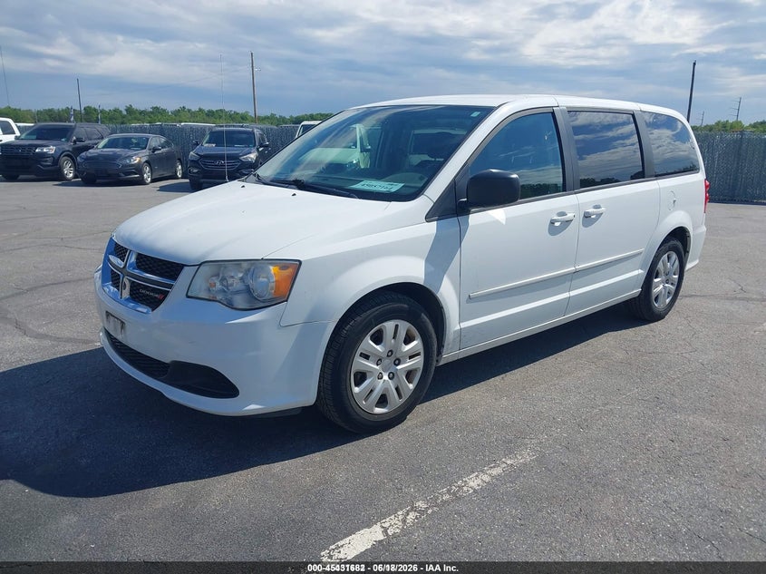 Vin: 2c4rdgbg0gr105703, lot: 45929782, dodge grand caravan se 20162