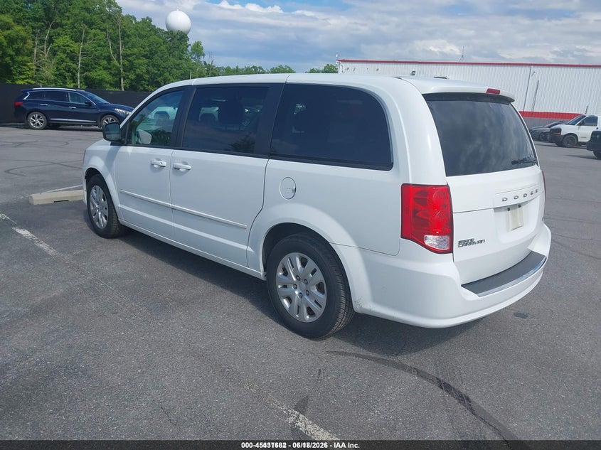 Vin: 2c4rdgbg0gr105703, lot: 45929782, dodge grand caravan se 20163