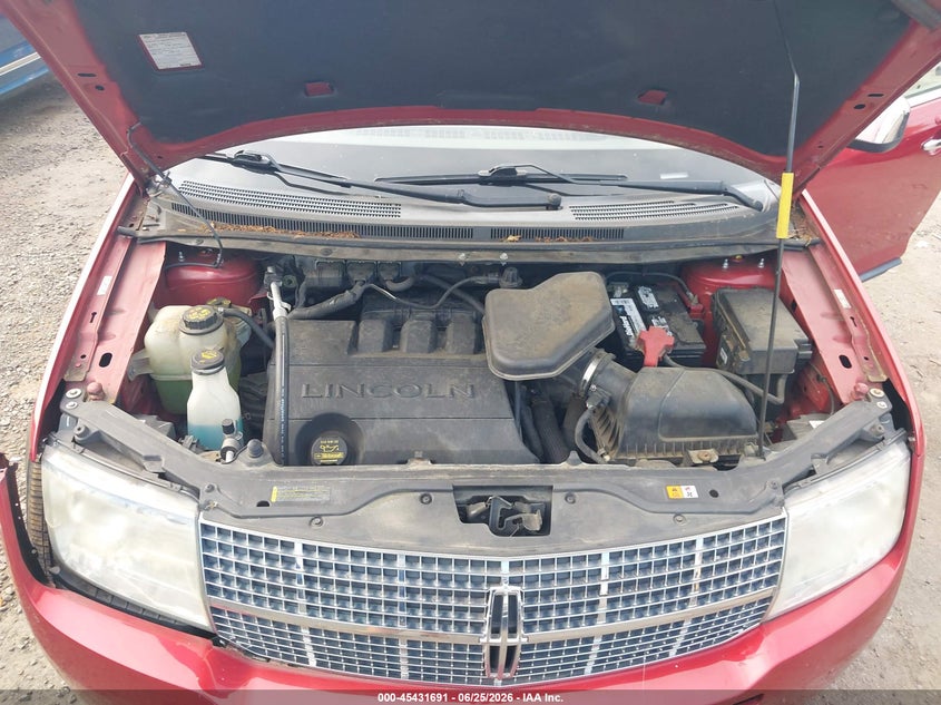 2010 Lincoln Mkx VIN: 2LMDJ6JC3ABJ01334 Lot: 45431691