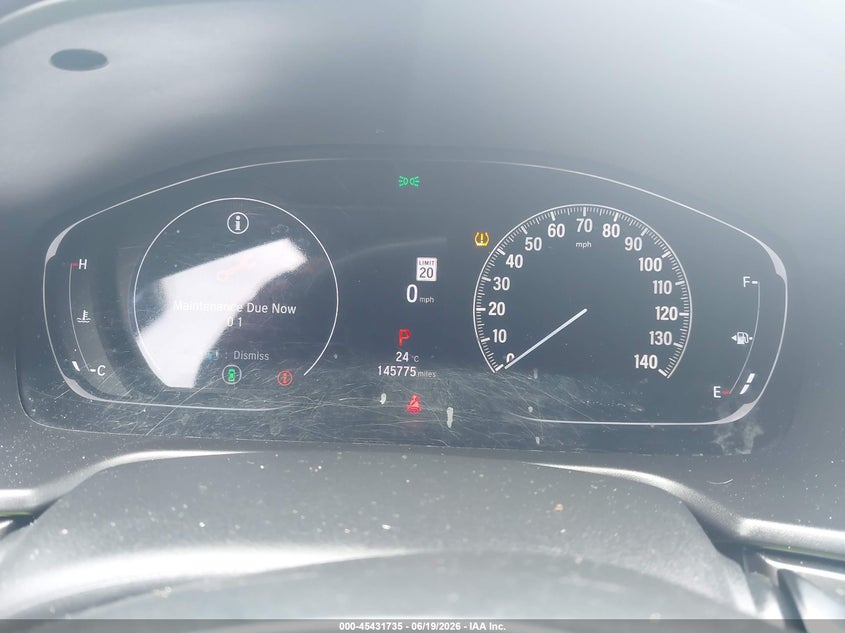 2020 HONDA ACCORD auction photo 7
